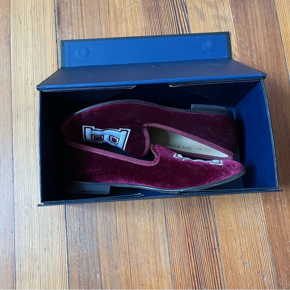 Del Toro Velvet Slippers - Picture 2 of 5